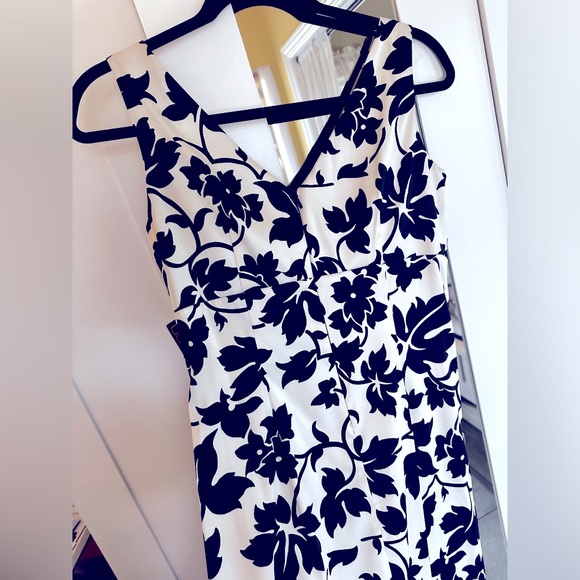 Donna Ricco - Vanilla/Black Sleeveless Dress - Picture 6 of 11